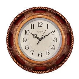 Solace Wall Clock IND-5798 Round Analog Quartz Plastic Battery Silent Wall Clock