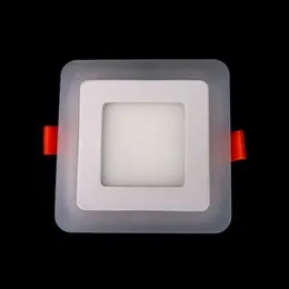 Double Color LED Panel Light 12w