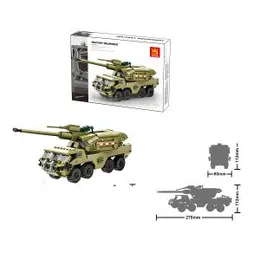 Wange DANA M2 War Military Equipment Armored Fighting Vehicle Tank Bricks Building Block Set 425pcs (0586)