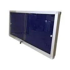 Sliding Glass Notice Board 5 x 3