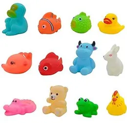 RATTLE AND BATH ANIMAL (6pcs)