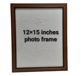 12Ã15 inch size 1" Brown Gold-Lined Photo Frame â Elegant Wall & Tabletop Decor for Home & Office and best for Convection/Graduation photo