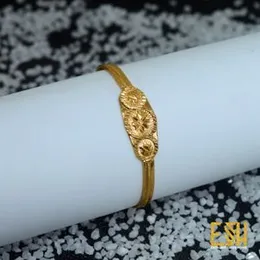 Guaranteed Gold Plated Expandable Size Baby Bangle Family Love Gifts Jewelry