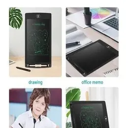 Kids Drawing Tablet 6.5 inch LCD Drawing Pad Drawing Tools Portable Reusable Erasable writer, Office Writing Board, Office Blackboard, Digital Drawing