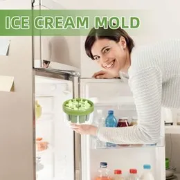 Popsicle Molds, Mini Popsicle Mould for Kids, Reusable DIY 8 Pieces Ice Pop Mould for Homemade, Upgrade Ice Cream Mold for Kids with Stick and Ice Box