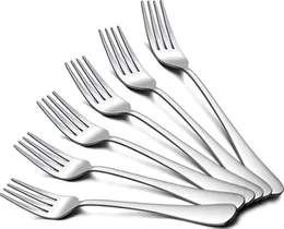 6-Piece Stainless Steel Dinner Fork Set