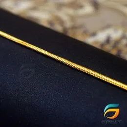 Gold Plated Snake Rope Chain Guaranteed 18/24 inch Stylish Design For Women.