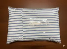 Sleeping Pillow for Comfort & Deep Sleep â 100% Cotton Recycled Filling Bedroom Pillow