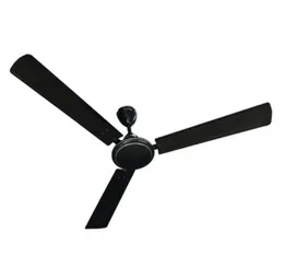 Kelani Ceiling Fan Breezer Black 56" - 74-75W 300 RPM 260 mÂ³/min Air Delivery 3 Aluminum Blades Dual Bearing