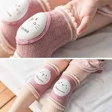 Baby Knee Pads & Elbow Protector |Soft Cotton Anti-Slip Crawling Safety Pads for Kids, Breathable & Stretchable (Random Color)