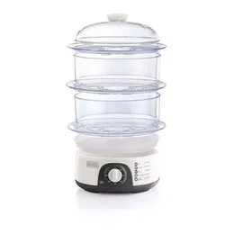 Black and Decker Food Steamer 10L, 775W, 3-Tier – HS6000-B5