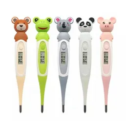 Animal Design Digital Thermometer LCD - Cute Bear/Panda Oral Armpit Fever Checker 32-42Â°C Â±0.1Â°C Baby  Temperature Gauge