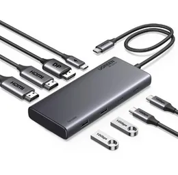 UGREEN 8-in-1 Revodok Type-C Three Screen Multifunctional Hub â CM639 - 35625