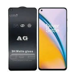 OnePlus NORD 2 5G Stylish Full Cover Matte Texture High Quality 2024 New Design Tempered Glass Protector Frosted Glass for OnePlus NORD 2 5G