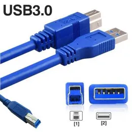 Computer Printer Cable Cord USB 3.0 Male to USB Type-B Male (1.5 Meter)