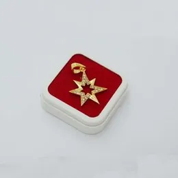 Gold Plated New Stone Star Pendant