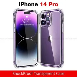 iPhone 14 Pro Transparent Shockproof Clear Bumper ThickBallon Case - Clear TPU Bumper Case For iPhone 14 Pro Back Cover Premium Quality Anti Shock Air