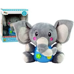 Children Plush Musical Elephant Infant Fun and Educational Toy (0273)