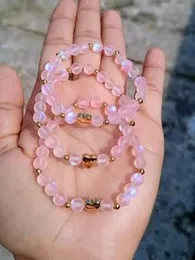 Pink gold heart braceletsÂ 
