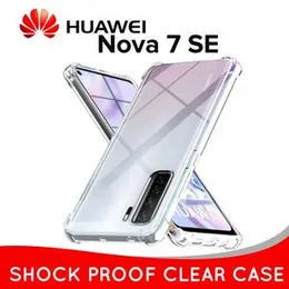 Luxury Transparent Shockproof Bumper Case For Huawei Nova 7SE Crystal Transparent Premium Quality Shockproof Protective Phone Shell Nova 7 SEÂ 