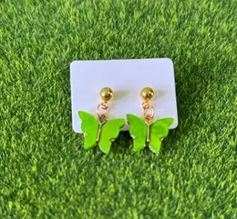 Premium Light Green Butterfly Earrings for Women, Cute Fashion Jewelry Gift for Women and Girls, Perfect Gift for Birthdays