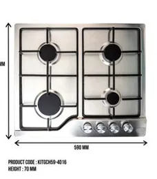 SS 3 BURNER BOX GAS COOKER, JY-S3004 EURO
