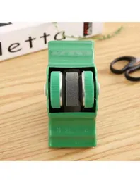 Kitchen Sharpener Plastic Creative Cutter Sharpener Sharpening Tool With Base Green Knife Sharpener Sharpening Stone KitchenTool