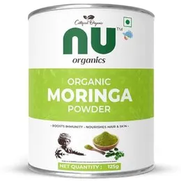 NU organics Moringa Powder | 125 Gm | Ayurvedic Support For Holistic Wellness | Herbal Supplement | Rich In Antioxidants | Good For Digestion, Energy,