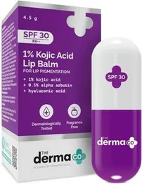 4.5 g SPF 30 PA 1% Kojic Acid Lip Balm FOR LIP PIGMENTATION 1% kojic acid 0.5% alpha arbutin hyaluronic acid