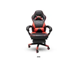 Black/Red High Back Gaming Leather Chair