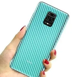 Carbon fiber Transparent back sticker for Redmi Note 9