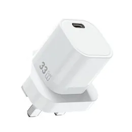 Wiwu Cube 33W GaN Fast Charger White (UK)