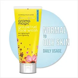 Blossom Keckhim aroma magic grapefruit face wash helps to brighten skin & tighten pores 3.38 fl OZ/100 ml