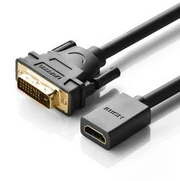 UGREEN DVI Male to HDMI Female Adapter Cable 22cm â 20118 - 20118