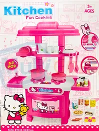 Hello Kitty 32-Piece Kitchen Play Set