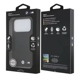 Bmw Magsafe PU Seat Shaped Leather Case For iPhone 17 Pro Max Black/Gray