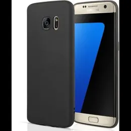 Samsung S7 Soft Black Matte Back cover for Samsung S7