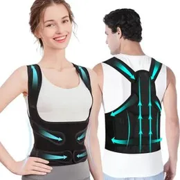 Back Brace Posture Corrector for Women and Men, Upgraded Full Back Brace Support, Adjustable Shoulder Back Support, Upper and Lower Back Pain Relief -