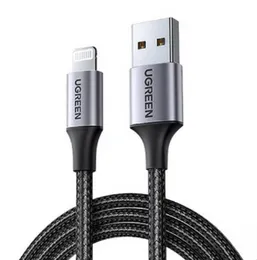 UGREEN 2 Meter USB to Lightning 2.4A MFi Certified Nylon Braided Cable â US199 - 60158