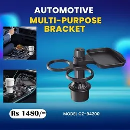 Double Drink Holder, Car Beverage Holder, Expandable Drink Organizer, Adjustable Cup Holder, 311g, Cup Holder Expander with 360-Degree Rotation for Ca