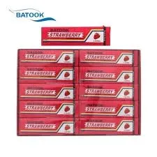 Batook Strawberry Chewing Gum12.5g x10Pcs