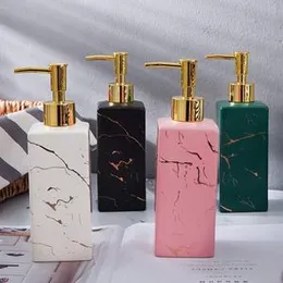 Liquid Soap Dispenser With Electroplating Golden Pump For Bathroom