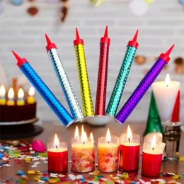 Birthday lights candles Party Cake Decoration Spark Candle 12cm 6pcs pack candle lights special moments Lights