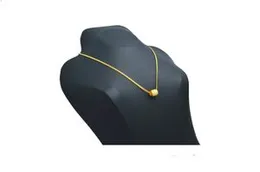 Gold Plated 4mm Double Albert Chain With New Barrel Design Pendant Women-18 inch