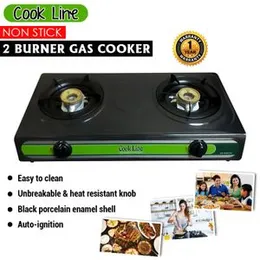 Cook Line Double Burner Gas Cooker
