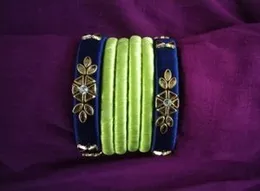 Green & Blue Handmade Bangles