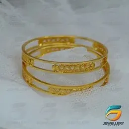 Gold Plated Guarantee Stylish Thin Bangle with White Stone for Women With Stone Fashion Jewelry Gift.