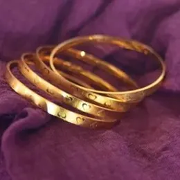 Gold Plated Heart Design  bangle.