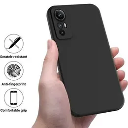 REDMI NOTE 12s Soft matte liquid silicone Case Back Cover for REDMI NOTE 12s