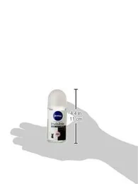 NIVEA 50ml Invisible Black And White Clear Roll On Anti Perspirant Deodorant original 1 Count